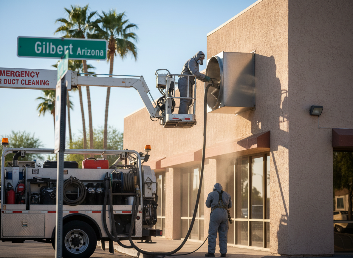 Emergency Air Duct Cleaning in Gilbert, AZ
